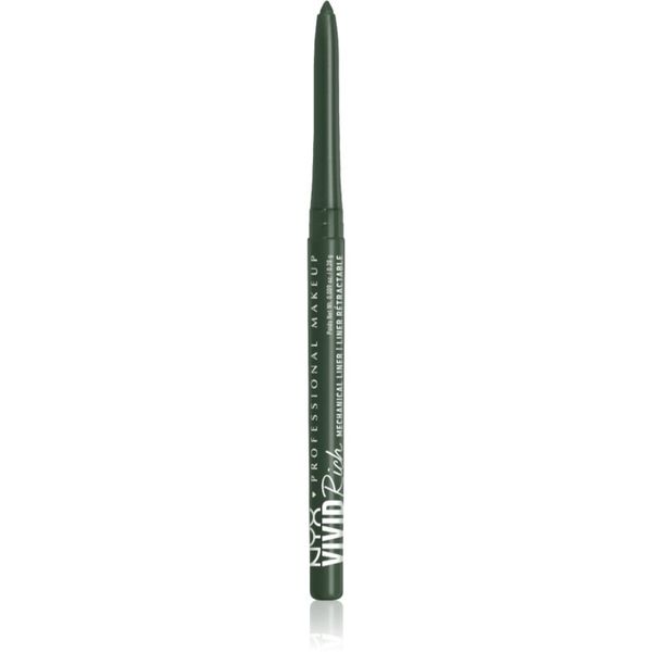 NYX Professional Makeup NYX Professional Makeup Vivid Rich samodejni svinčnik za oči odtenek 08 Emerald Empire 0,28 g