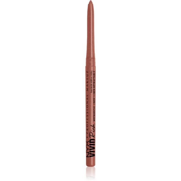 NYX Professional Makeup NYX Professional Makeup Vivid Rich samodejni svinčnik za oči odtenek 10 Spicy Pearl 0,28 g
