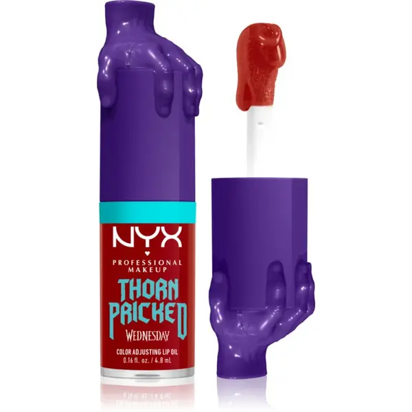 NYX Professional Makeup NYX Professional Makeup Wednesday Mystery Lip Oil olje za ustnice odtenek 02 Thorn Pricked 4.8 ml