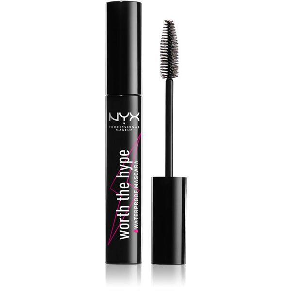 NYX Professional Makeup NYX Professional Makeup Worth The Hype vodoodporna maskara odtenek 01 Black 7 ml