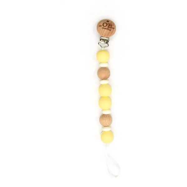 O.B Designs O.B Designs Dummy Chain držalo za dudo Lemon 1 kos