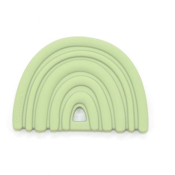 O.B Designs O.B Designs Rainbow Teether grizalo Green 3m+ 1 kos