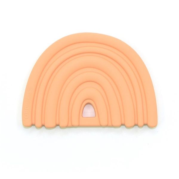 O.B Designs O.B Designs Rainbow Teether grizalo Peach 3m+ 1 kos
