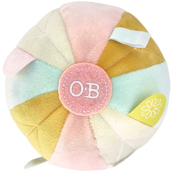 O.B Designs O.B Designs Sensory Ball plišasta igrača Autumn Pink 3m+ 1 kos