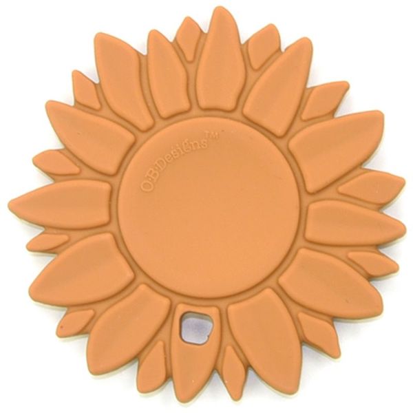 O.B Designs O.B Designs Sunflower Teether grizalo Ginger 3m+ 1 kos