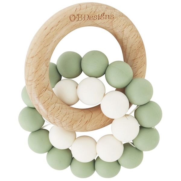 O.B Designs O.B Designs Teether Toy grizalo Mint 3m+ 1 kos