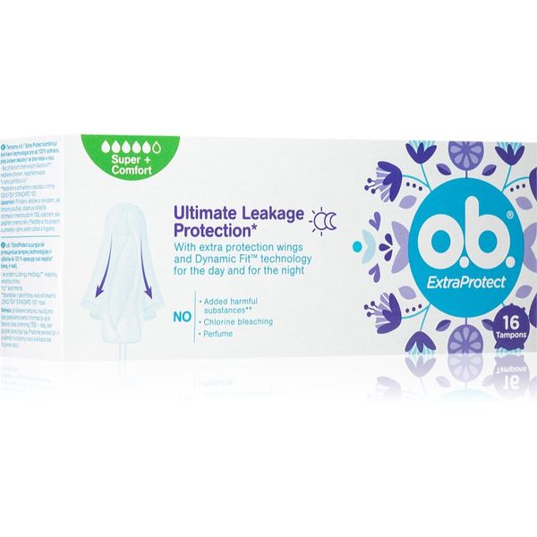 o.b. o.b. Extra Protect Super+ Comfort tamponi 16 kos