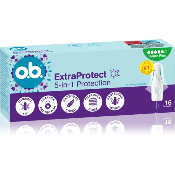 o.b. o.b. Extra Protect Super+ tamponi 16 kos