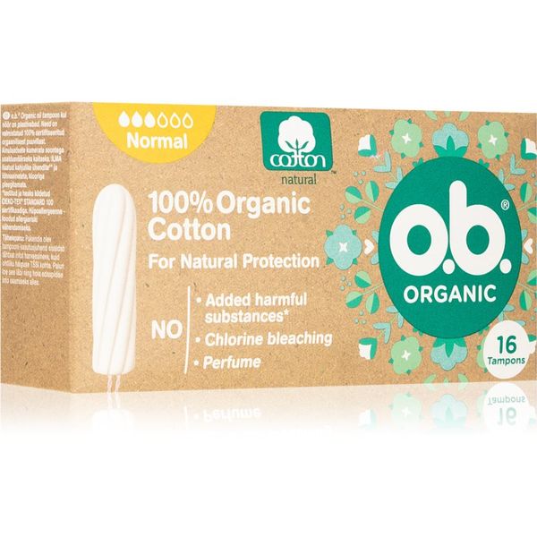 o.b. o.b. Organic Normal tamponi 16 kos