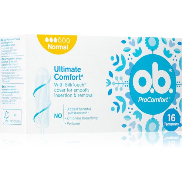 o.b. o.b. Pro Comfort Normal tamponi 16 kos