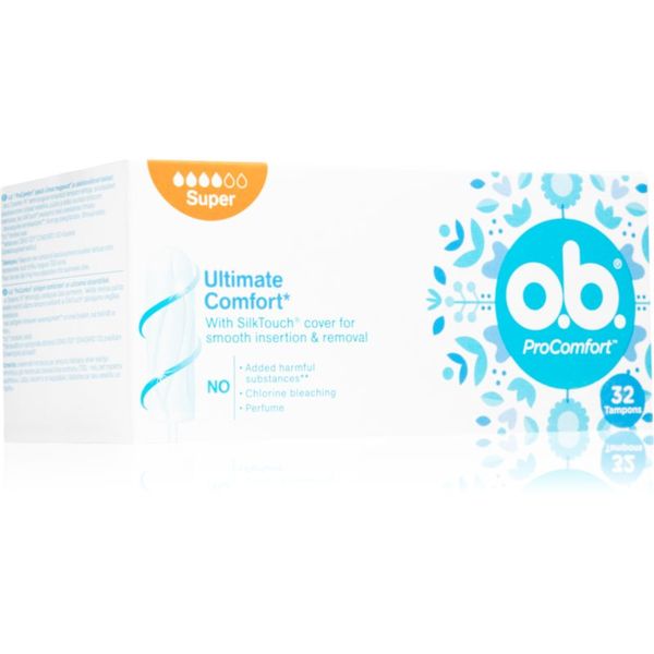 o.b. o.b. Pro Comfort Super tamponi 32 kos