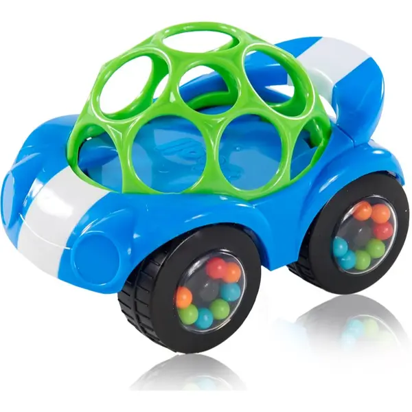 Oball Oball Rattle & Roll avtomobilček za otroke Blue 3m+ 1 kos