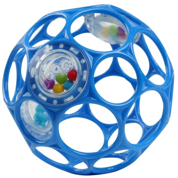 Oball Oball Rattle ropotuljica Blue 0m+ 1 kos
