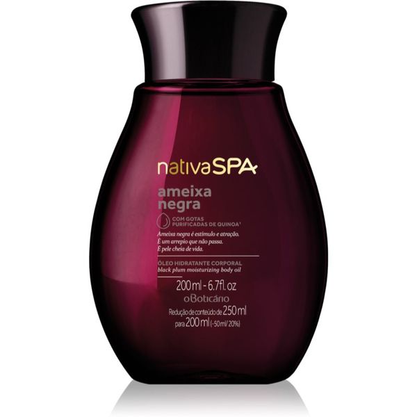 oBoticário oBoticário Nativa SPA Black Plum vlažilno olje za telo 200 ml