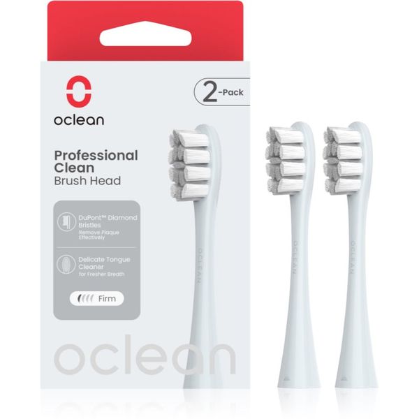 Oclean Oclean Professional Clean nadomestne glave Silver 2 kos