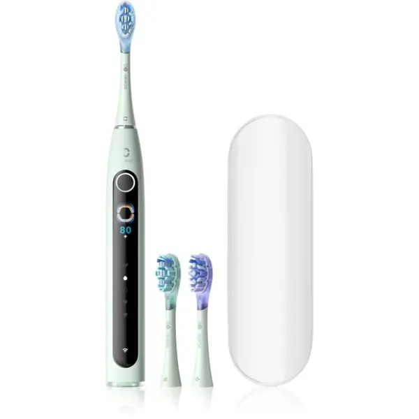 Oclean Oclean X Pro 20 Set sonična zobna ščetka + 2 nadomestni glavi s potovalnim etuijem Green
