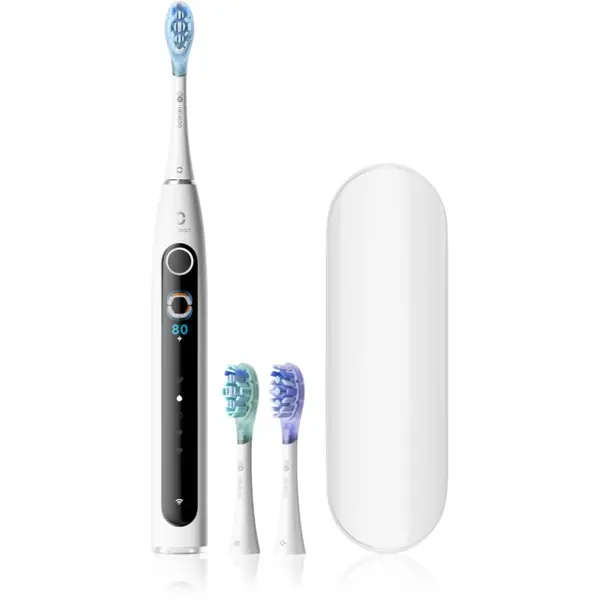 Oclean Oclean X Pro 20 Set sonična zobna ščetka + 2 nadomestni glavi s potovalnim etuijem White