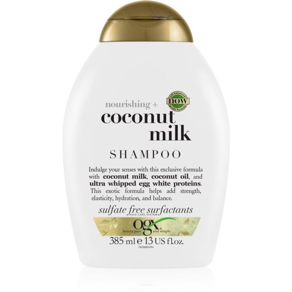 OGX OGX Coconut Milk vlažilni šampon s kokosovim oljem 385 ml