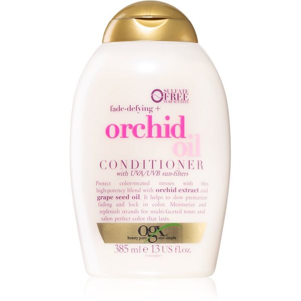 OGX OGX Orchid Oil balzam za barvane lase 385 ml