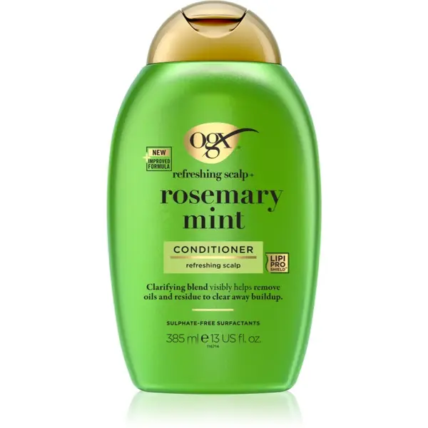 OGX OGX Rosemary Mint čistilni balzam za mastne lase 385 ml