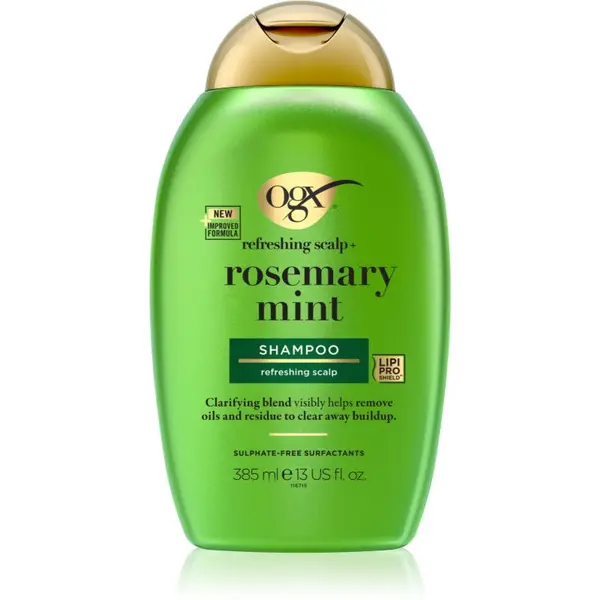 OGX OGX Rosemary Mint čistilni šampon za mastno lasišče 385 ml