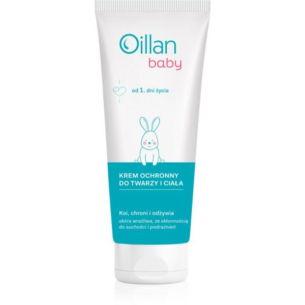 Oillan Oillan Baby Face and Body Cream otroška zaščitna krema za obraz in telo 75 ml