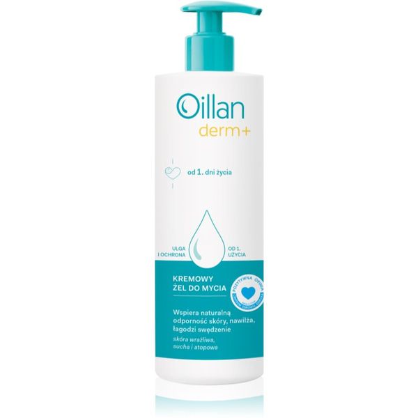 Oillan Oillan Derm+ Washing Gel kremasti gel za prhanje za otroke od rojstva 400 ml