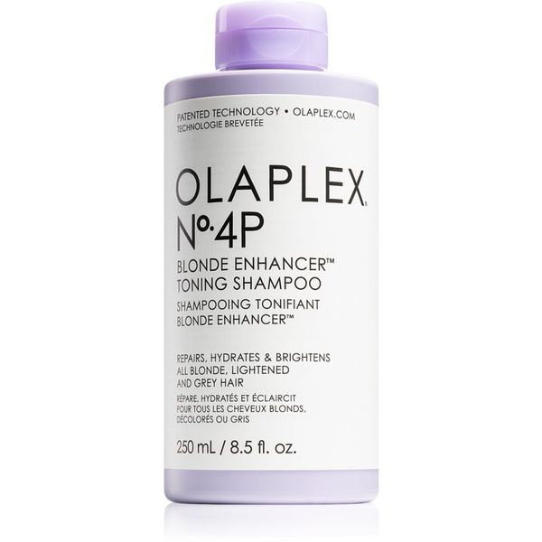 Olaplex Olaplex N°4P Blond Enhancer Toning Shampoo vijoličen toniran šampon za nevtralizacijo rumenih odtenkov 250 ml