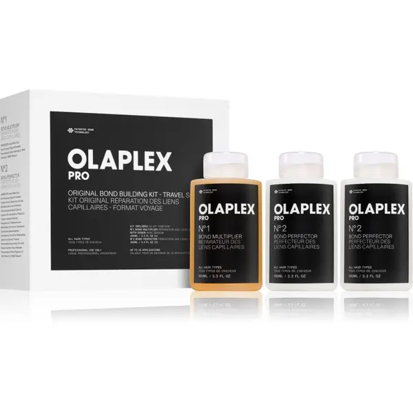 Olaplex Olaplex Set Bond Building Kit Travel Size lasni tretma za kemično obdelane lase 3 kos