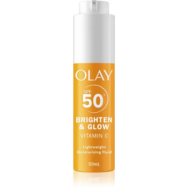 Olay Olay Vitamin C Brighten & Glow vlažilni fluid z niacinamidom SPF 50+ 50 ml