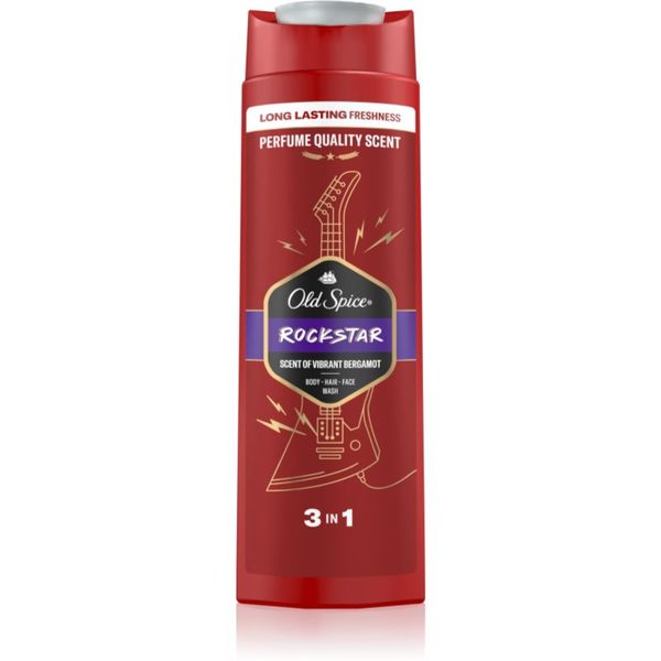 Old Spice Old Spice RockStar gel za prhanje za moške za obraz, telo in lase 400 ml