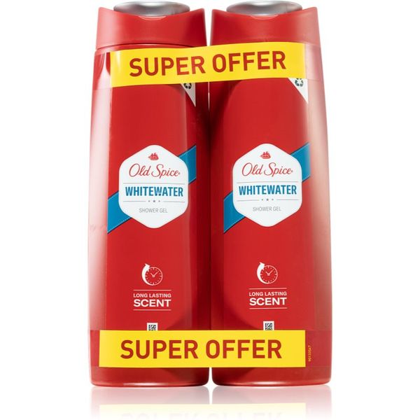 Old Spice Old Spice Whitewater gel za prhanje za moške 2x400 ml