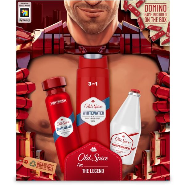 Old Spice Old Spice Whitewater Ironman darilni set (za telo in obraz)