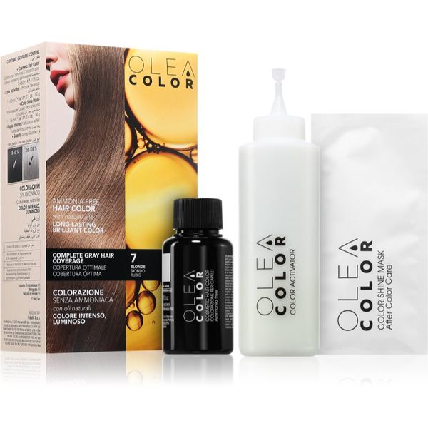 Oleacolor Oleacolor permanentna barva za lase odtenek 7 Blonde 1 kos