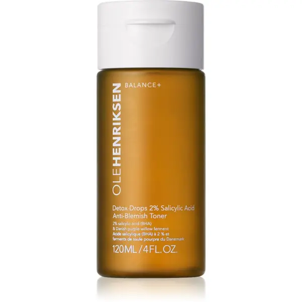 OLEHENRIKSEN OLEHENRIKSEN Balance+ Detox Drops 2% Salicylic Acid Toner tonik za obraz s salicilno kislino 120 ml