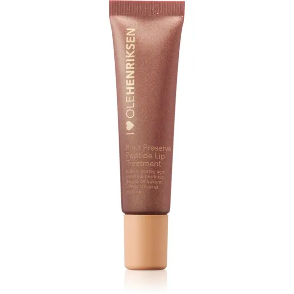 OLEHENRIKSEN OLEHENRIKSEN Pout Preserve Peptide Lip Treatment vlažilni sijaj za ustnice odtenek Cocoa Crème Glimmer 12 ml