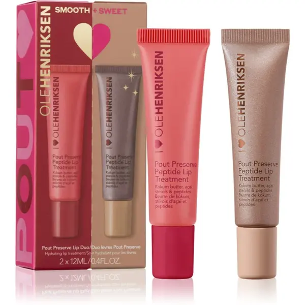 OLEHENRIKSEN OLEHENRIKSEN Smooth + Sweet darilni set za ustnice 2x12 ml