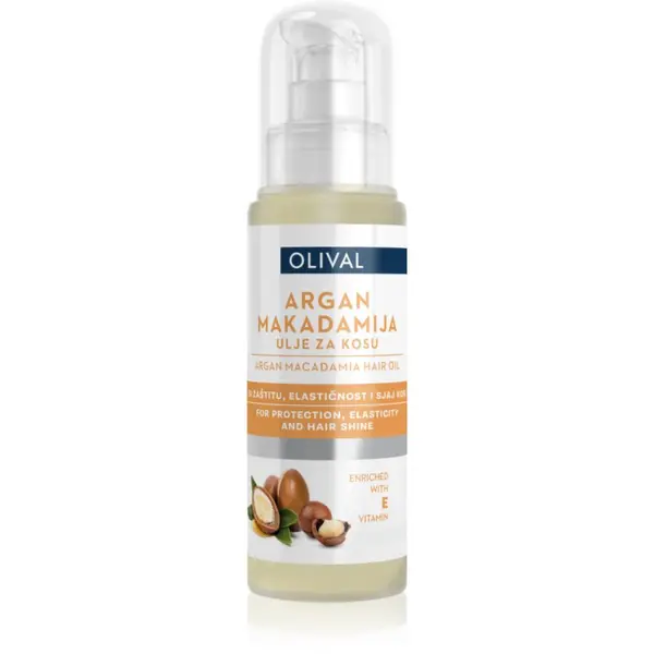 Olival Olival Argan and Macadamia arganovo olje za krepitev in sijaj las 60 ml