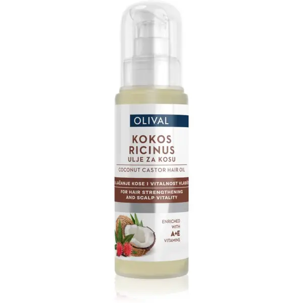 Olival Olival Coconut Castor ricinusovo olje za krepitev las 60 ml