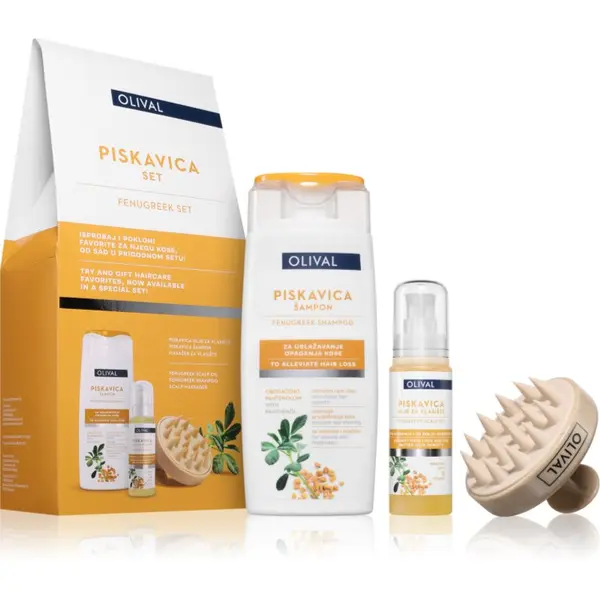 Olival Olival Fenugreek darilni set proti izpadanju las