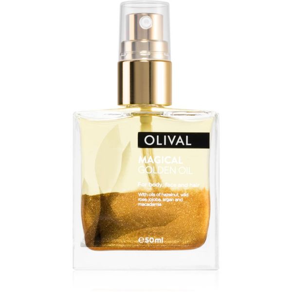 Olival Olival Magical večnamensko suho olje z bleščicami za obraz, telo in lase 50 ml