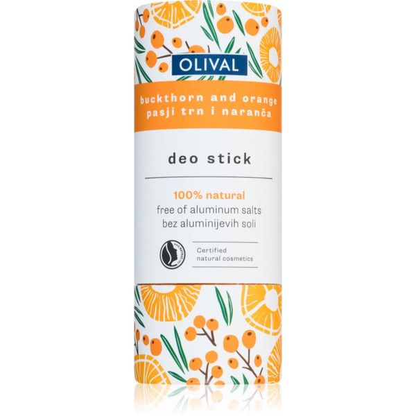 Olival Olival Natural Buckthorn and Orange trdi dezodorant brez aluminijevih soli 40 g