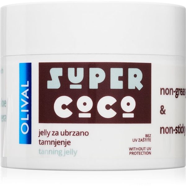 Olival Olival SUPER Coco vlažilna gel krema za pospeševanje porjavitve 100 ml