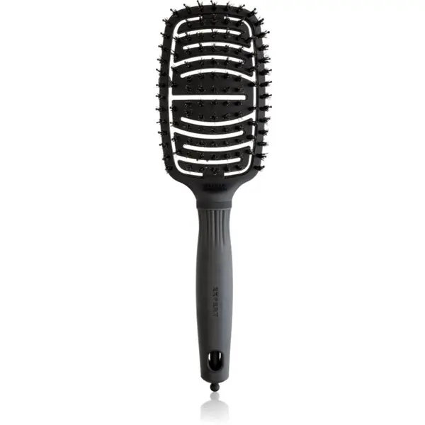 Olivia Garden Olivia Garden Care Flex Board & Nylon Black ravna krtača za lase 1 kos