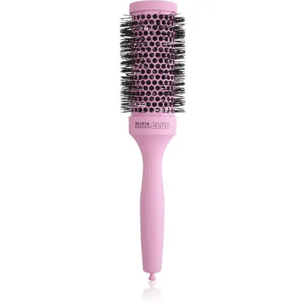 Olivia Garden Club Olivia Garden Club The Glow Blowout Ceramic Round Brush Pink okrogla krtača za lase M 1 kos