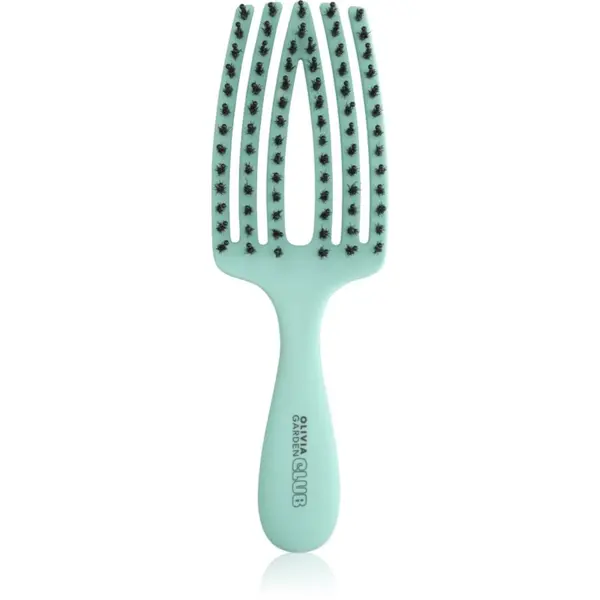 Olivia Garden Club Olivia Garden Club The Nomad Detangling&Shine Fingerbrush​ ravna krtača za lase Mint 1 kos