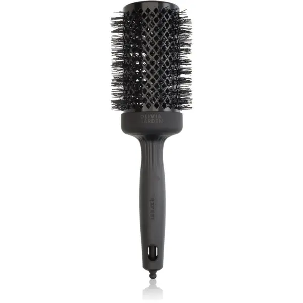 Olivia Garden Olivia Garden Expert Blowout Shine Full Black okrogla krtača za lase Ø 55 mm 1 kos