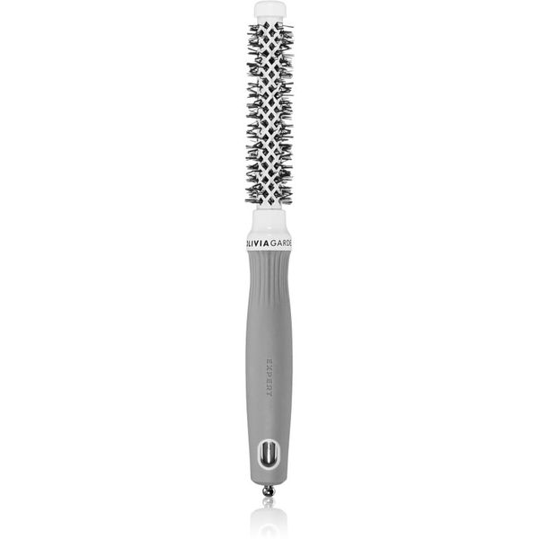 Olivia Garden Olivia Garden Expert Shine Wavy Bristles White&Grey krtača za lase průměr 15 mm 1 kos