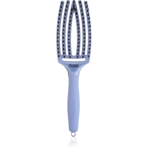 Olivia Garden Olivia Garden Fingerbrush Love Pearl krtača za lase Blue 1 kos