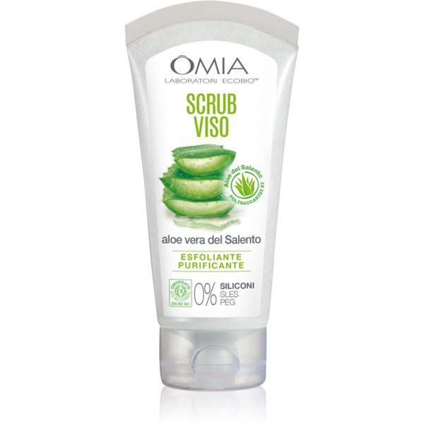 Omia Laboratories Omia Laboratories Aloe Vera del Salento čistilni piling za obraz z aloe vero 75 ml